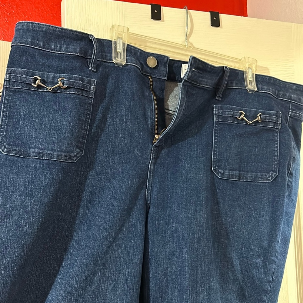 Lane Bryant Wide leg bootcut jeans- super stretchy!